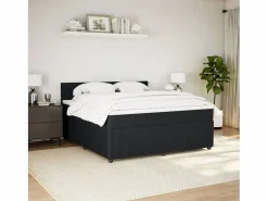 Cama box spring con colchón terciopelo 180x200 cm < Clicnbuy Online