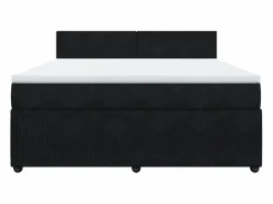 Cama box spring con colchón terciopelo 180x200 cm < Clicnbuy Online