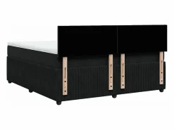 Cama box spring con colchón terciopelo 180x200 cm < Clicnbuy Online