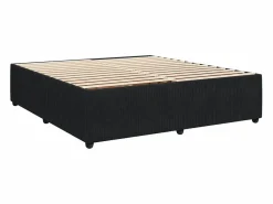 Cama box spring con colchón terciopelo 180x200 cm < Clicnbuy Online