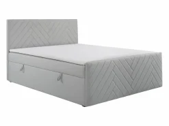 Ysmée Cama Continental Boxspring | Cama con canapés abatibles - 180 x 200 - Terciopelo - - MAKANA