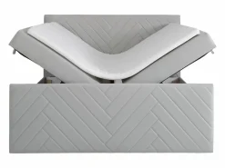Ysmée Cama Continental Boxspring | Cama con canapés abatibles - 180 x 200 - Terciopelo - - MAKANA