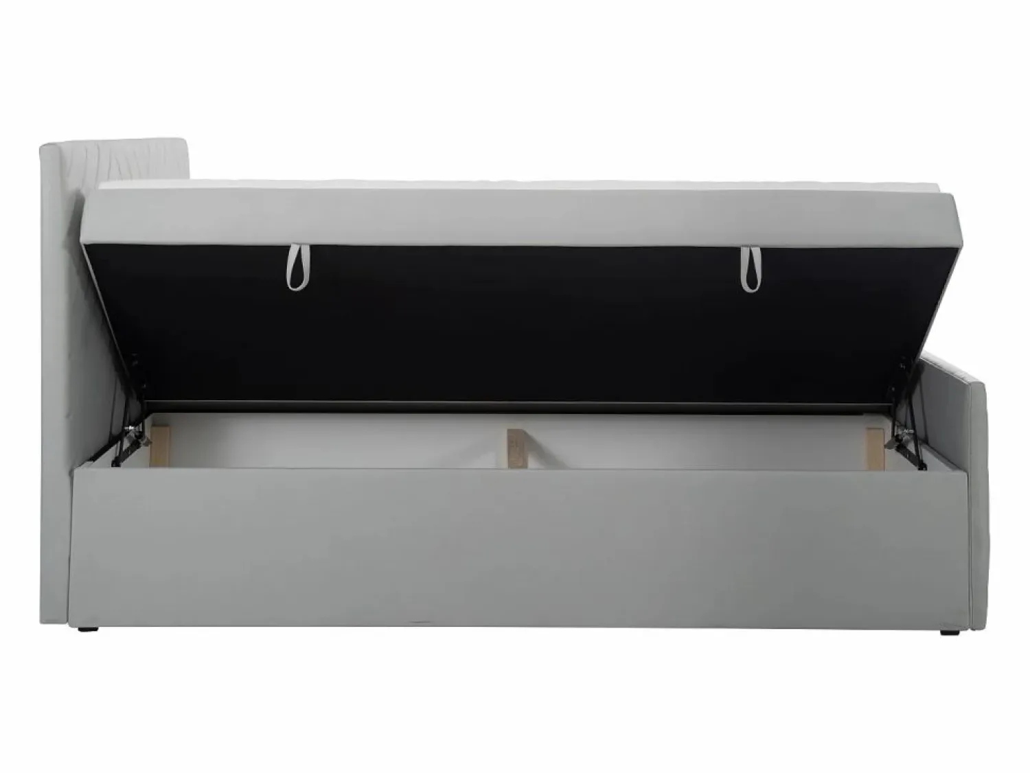 Ysmée Cama Continental Boxspring | Cama con canapés abatibles - 180 x 200 - Terciopelo - - MAKANA