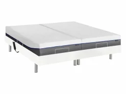 Ysmée Cama Articulada | Cama de relax, bloques de viscoelástica HESIODE - 2 x 80 x 200 cm