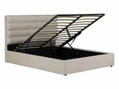 Cama doble de terciopelo de diseño "Livigno" - 140 x 190 cm - < Habitat et jardin Outlet