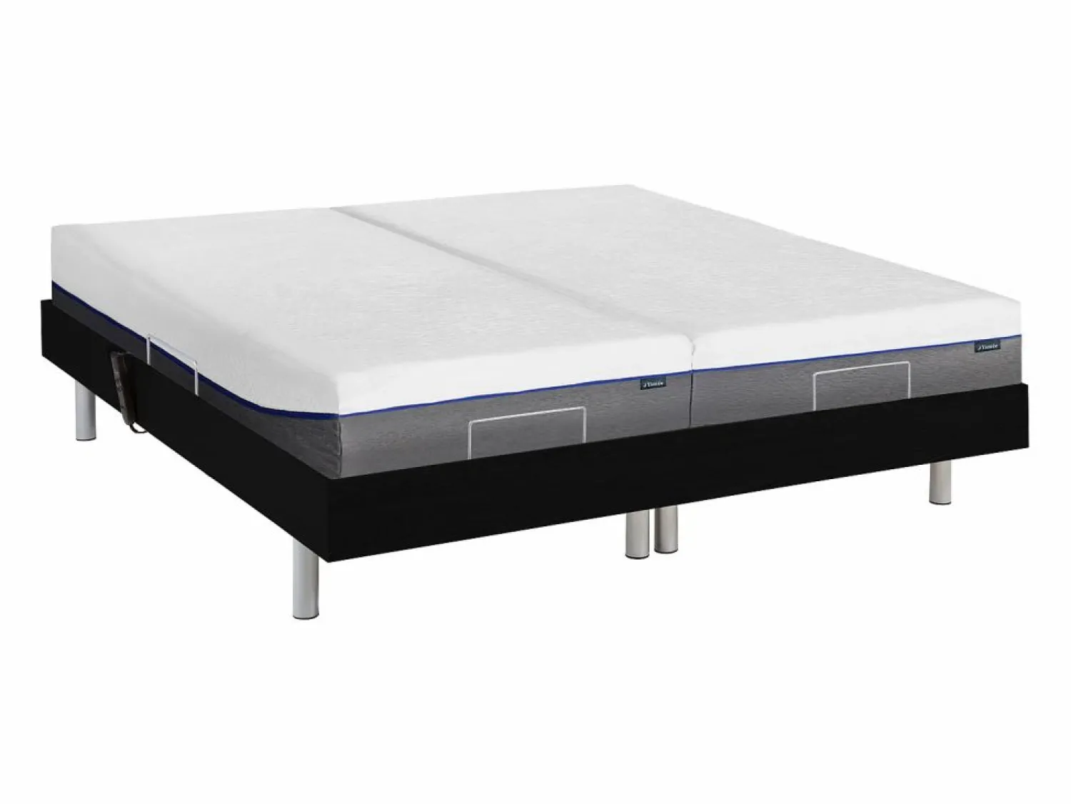Ysmée Cama Articulada | Cama eléctrica relax, espuma viscoelástica HESIODE - 2 x 70 x 190 cm