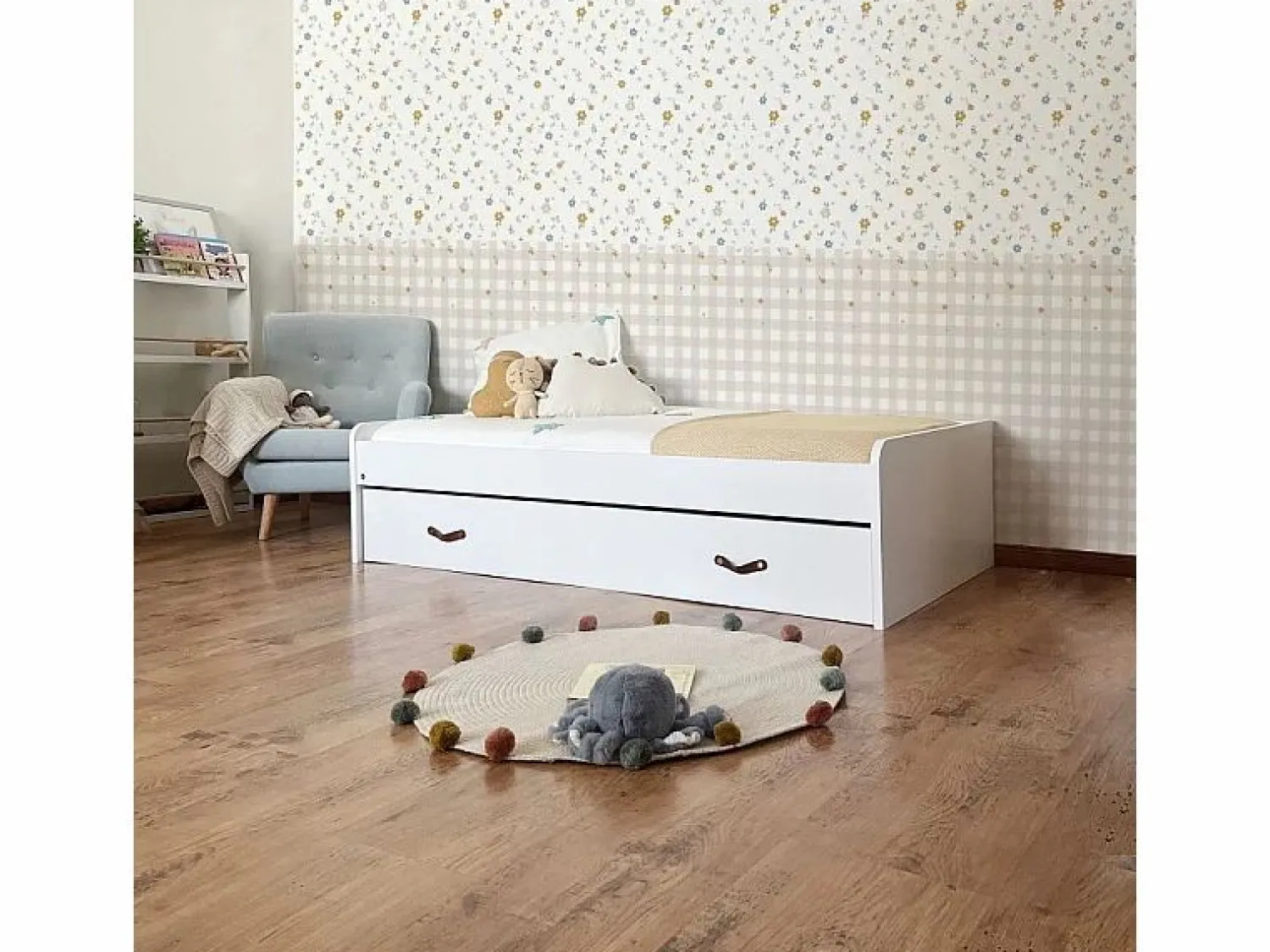 Cama + elevable aglomerado con somier 105/105 cm < Hot