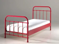 Vipack Cama Infantil | Cama individual New York de metal 90x200 cm