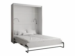 Abiks Möbel Cama Abatible | Cama plegable vertical para el hogar 160x200 (+)