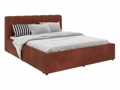 Cama tapizada Almo haaus, 200 x 160 cm, Caramelo < Best