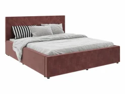 Somier - 160X200Cm | Cama tapizada Fargo haaus, 200 x 160 cm, Morado