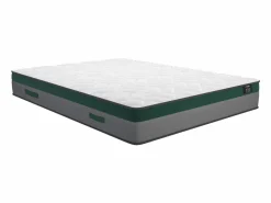 Cama 140x190 cm - canapé abatible + colchón de muelles ensacados - PRESTIGE < Ysmée