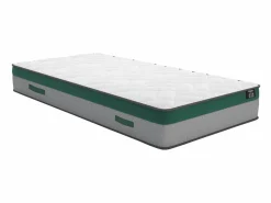 Cama 90 x 190 cm - canapé abatible HESTIA + colchón de muelles ensacados < Ysmée