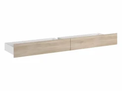 Cama 120 x 190 cm con 4 cajones color natural + somier + colchón - TENALIA < Vente-unique Clearance