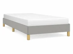 Cama Adulto | Cama 90x190 cm de tela claro ES45472