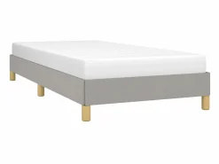 Cama Adulto | Cama 90x190 cm de tela claro ES45472