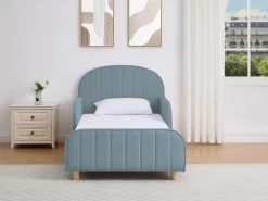 cama 90 x 190 cm tejido texturizado en color + colchón - MIRAVELO < Vente-unique Best