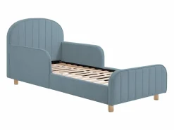 cama 90 x 190 cm tejido texturizado en color + colchón - MIRAVELO < Vente-unique Best