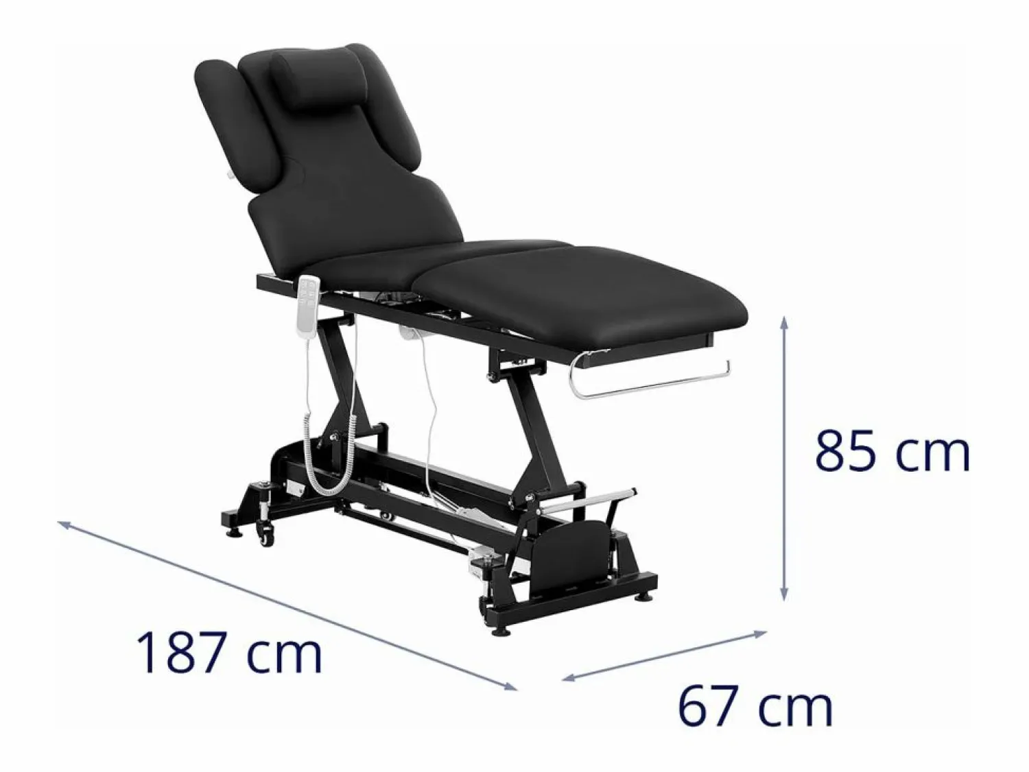 Camilla de masaje eléctrica profesional camilla de masaje camilla de fisioterapia 2 motores 200 kg color 14_0007755 < Helloshop26 Sale