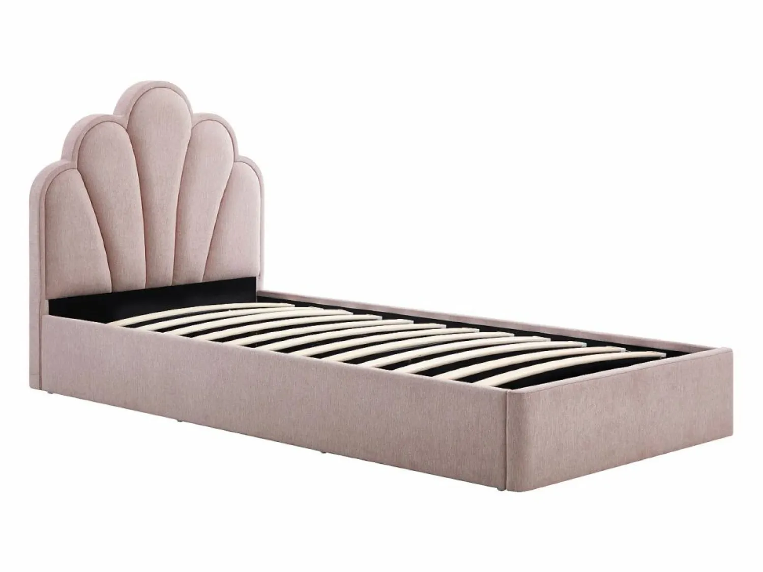 Canapé abatible de concha 90 x 190 cm tela + colchón - CORALUNO < Vente-unique