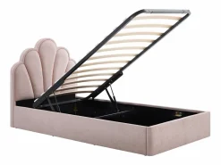 Canapé abatible de concha 90 x 190 cm tela + colchón - CORALUNO < Vente-unique