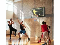 Canasta de baloncesto negro y amarillo 110x90x70 cm < SPORTNOW Clearance