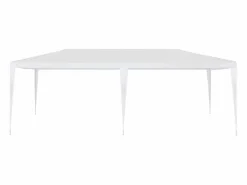 Cenador Y Quiosco * Carpa de recepción blanca de polietileno de 3 x 6 m Blanco