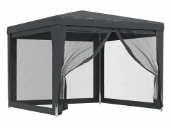 Carpa para fiestas 4 paredes de malla HDPE 3x3 m ES674557 < Hot