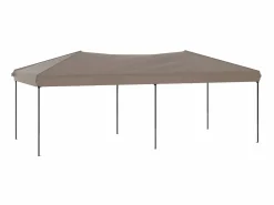 Carpa para fiestas plegable gris taupe 3x6 m ES263651 <