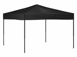 Cenador Y Quiosco * Carpa para fiestas plegable 3x3 m ES237220 Negro