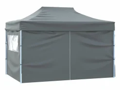 Carpa plegable profesional 4 paredes acero 3x4 m ES141333 < Hot