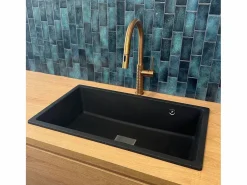 Carrit fregadero 1 cuba grande solo 78x43.5 granito < Essebagno New
