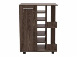 Carrito de Bar, Bar Cart, con botellero y ruedas < TuHome Clearance