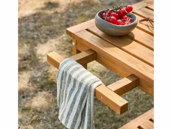 Carrito de cocina exterior de madera con ruedas madera < Sweeek New