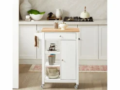 Carrito de Servir, estantería de Cocina, Carrito de Cocina móvil,FKW46-WN ES < Sobuy Online