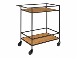 Carrito Vita, Marrón, 68x40x79 cm, Kendra Home <
