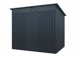 Caseta de jardín de metal en acero galvanizado 4,6 m² - CLAFTON < EXPERTLAND Clearance