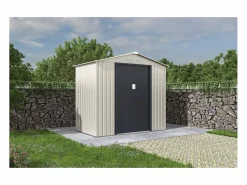 Caseta metálica de jardín "Nebraska" - 2,70 m² - Beige/ antracita < Habitat et jardin Outlet