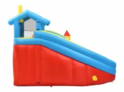 Hauss Spole Castillo Hinchable * Castillo hinchable 5 en 1 para niños con tobogán y piscina - Tejido Oxford 364x315x239 cm Azul