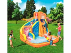 Bestway Castillo Hinchable | Castillo Hinchable Acuático Turbo Splash Water Zone Mega Parque 365x320x270 cm