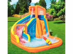 Bestway Castillo Hinchable | Castillo Hinchable Acuático Turbo Splash Water Zone Mega Parque 365x320x270 cm