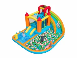 Merax Castillo Hinchable * Castillo inflable 8 en 1 para niños - 460 x 343 x 190 cm - Oxford - Con ventilador - Naranja