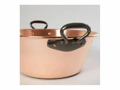 Baumalu Vajilla|Vajilla * Cazuela de cobre para mermelada de 26 cm 3L inducción - ¡Haz tus propias mermeladas como antaño!