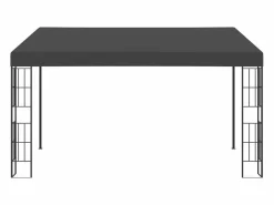 Cenador Y Quiosco * Cenador de pared 3x4 m Tejido Antracita Gris