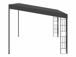 Cenador Y Quiosco * Cenador de pared 3x4 m Tejido Antracita Gris