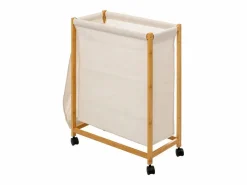 5five Cesto De Ropa | Cesto de ropa con ruedas 55 x 28 x 80 cm