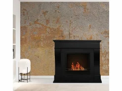 Chimenea de bioetanol de pie WASHINGTON, color (L111 x P43 x H99) < Hot