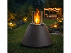 Chimenea|Chimenea | Chimenea de bioetanol STROMBOLI Tortora, brasero de pie para interior y exterior, d.60 x h.56
