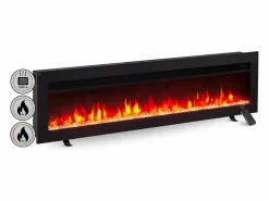 Chimenea|Chimenea | Chimenea eléctrica BALDERIA Agnes 50 - 3 en 1, chimenea de pie, de pared o empotrable
