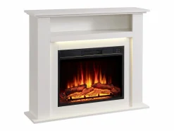 Chimenea eléctrica BALDERIA Liora - Chimenea de pie, estante, calefacción - < Outlet